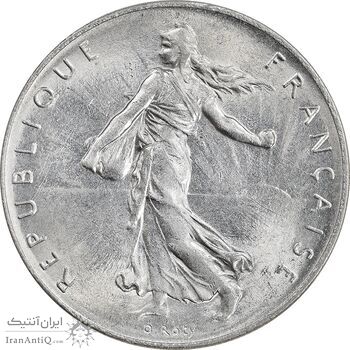 سکه 1 فرانک 1968 جمهوری پنجم - MS61 - فرانسه