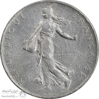 سکه 5 فرانک 1973 جمهوری کنونی - EF45 - فرانسه