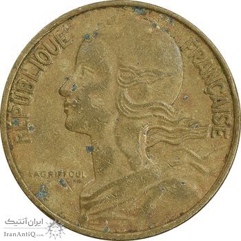 سکه 10 سانتیم 1964 جمهوری کنونی - ماریان - EF45 - فرانسه
