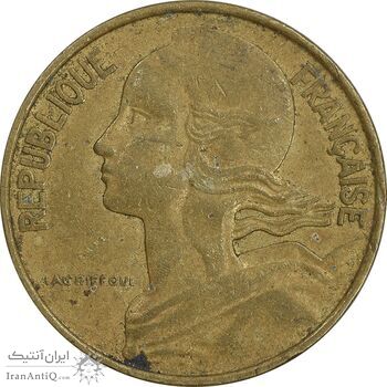 سکه 10 سانتیم 1967 جمهوری کنونی - ماریان - EF45 - فرانسه