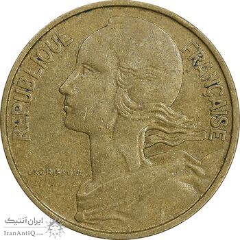 سکه 10 سانتیم 1968 جمهوری کنونی - ماریان - EF45 - فرانسه