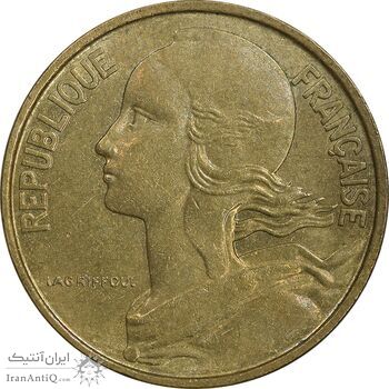سکه 10 سانتیم 1968 جمهوری کنونی - ماریان - AU55 - فرانسه