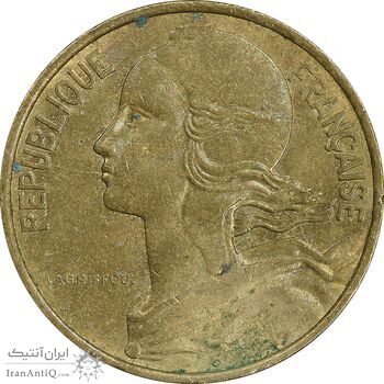 سکه 10 سانتیم 1976 جمهوری کنونی - ماریان - AU50 - فرانسه