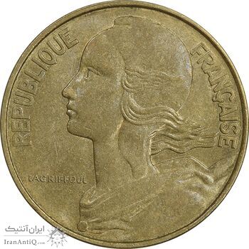 سکه 20 سانتیم 1970 جمهوری کنونی - ماریان - AU55 - فرانسه