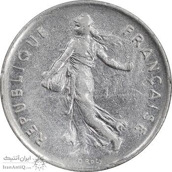 سکه 5 فرانک 1972 جمهوری کنونی - AU50 - فرانسه