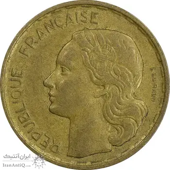 سکه 20 فرانک 1952 جمهوری چهارم - EF45 - فرانسه