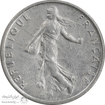 سکه 1/2 فرانک 1967 جمهوری کنونی - EF45 - فرانسه