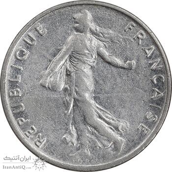 سکه 1/2 فرانک 1969 جمهوری کنونی - EF45 - فرانسه