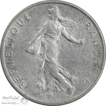 سکه 1/2 فرانک 1969 جمهوری کنونی - EF45 - فرانسه