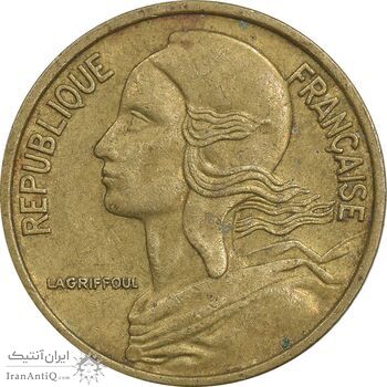سکه 5 سانتیم 1970 جمهوری کنونی - ماریان - EF45 - فرانسه