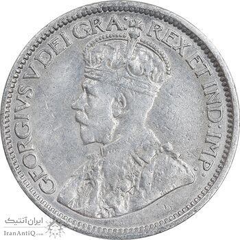 سکه 10 سنت 1913 جرج پنجم - EF45 - کانادا