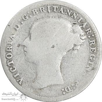 سکه 3 پنس 1876 ویکتوریا - F15 - انگلستان