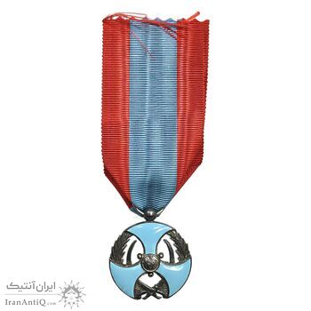 نشان لیاقت درجه 2 - روز - ضرب فرانسه - EF - محمد رضا شاه نشان لیاقت درجه 2 - روز - ضرب فرانسه - EF - محمد رضا شاه