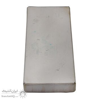 مدال برنز آویزی تاجگذاری 1346 (روز) با جعبه فابریک - UNC - محمد رضا شاه