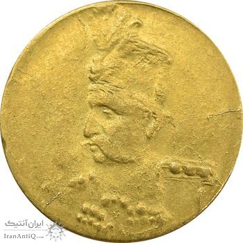 سکه طلا 2000 دینار تصویری (بدون تاریخ) - MS61 - مظفرالدین شاه سکه طلا 2000 دینار تصویری (بدون تاریخ) - MS61 - مظفرالدین شاه