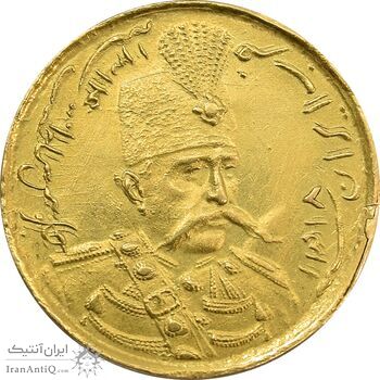 سکه طلا 1 تومان 1318 تصویری - MS62 - مظفرالدین شاه سکه طلا 1 تومان 1318 تصویری - MS62 - مظفرالدین شاه