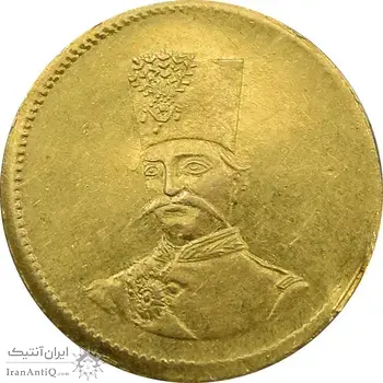 سکه طلا 2000 دینار 1298 - AU58 - ناصرالدین شاه
