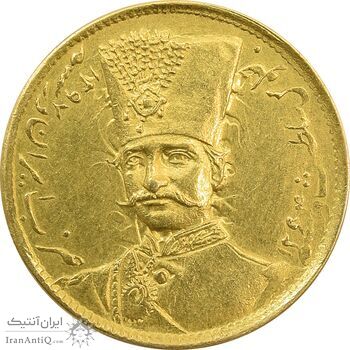 سکه طلا 1 تومان 1297 - MS62 - ناصرالدین شاه