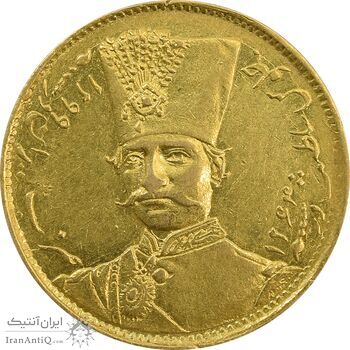 سکه طلا 1 تومان 1299 - MS62 - ناصرالدین شاه