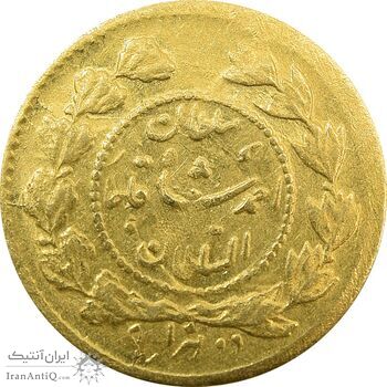 سکه طلا 2000 دینار 1339 تصویری - MS62 - احمد شاه