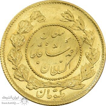 سکه طلا 1 تومان 1334 تصویری (تاریخ کوچک) - MS64 - احمد شاه