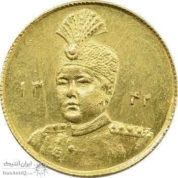 سکه طلا 1 تومان 1342 تصویری - MS62 - احمد شاه