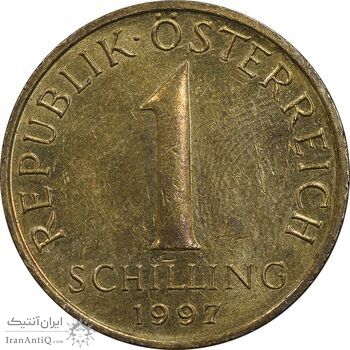 سکه 1 شیلینگ 1997 جمهوری دوم - AU58 - اتریش سکه 1 شیلینگ 1997 جمهوری دوم - AU58 - اتریش