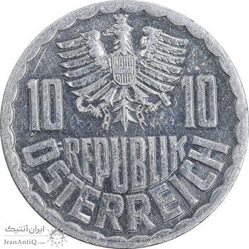 سکه 10 گروشن 1996 جمهوری دوم - AU55 - اتریش سکه 10 گروشن 1996 جمهوری دوم - AU55 - اتریش