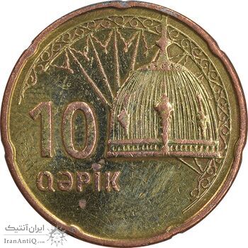 سکه 10 گیپک بدون تاریخ (2006) جمهوری - EF45 - آذربایجان