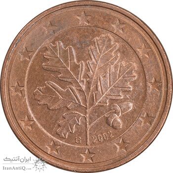 سکه 5 یورو سنت 2002G جمهوری فدرال - EF45 - آلمان
