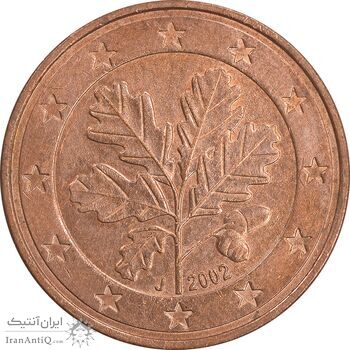 سکه 5 یورو سنت 2002J جمهوری فدرال - AU50 - آلمان