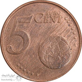 سکه 5 یورو سنت 1999 بئاتریکس - EF45 - هلند