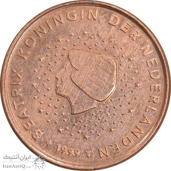 سکه 5 یورو سنت 1999 بئاتریکس - EF45 - هلند