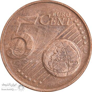 سکه 5 یورو سنت 2001 بئاتریکس - EF45 - هلند