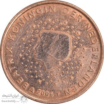 سکه 5 یورو سنت 2006 بئاتریکس - AU50 - هلند