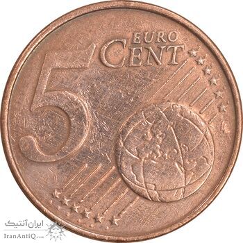 سکه 5 یورو سنت 2008 بئاتریکس - EF45 - هلند