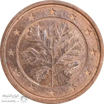 سکه 2 یورو سنت 2013A جمهوری فدرال - EF45 - آلمان