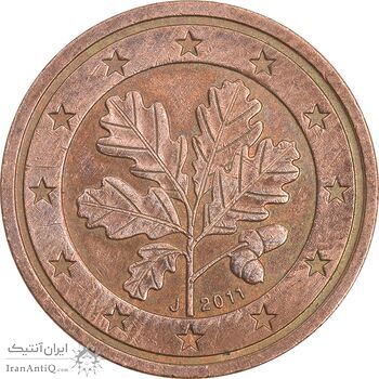 سکه 2 یورو سنت 2011J جمهوری فدرال - AU50 - آلمان