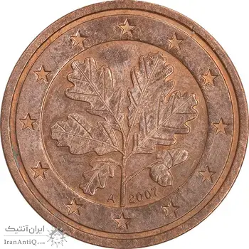 سکه 2 یورو سنت 2007A جمهوری فدرال - EF45 - آلمان