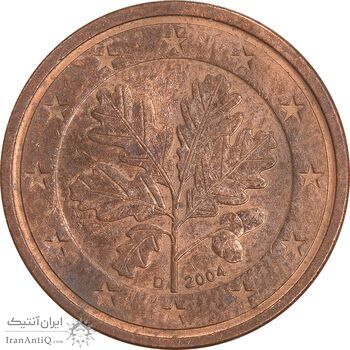 سکه 2 یورو سنت 2004D جمهوری فدرال - EF45 - آلمان