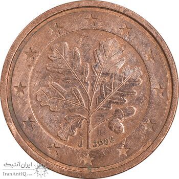 سکه 2 یورو سنت 2003J جمهوری فدرال - AU50 - آلمان