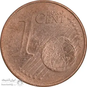 سکه 1 یورو سنت 2002F جمهوری فدرال - AU50 - آلمان