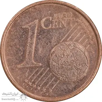 سکه 1 یورو سنت 2002J جمهوری فدرال - EF45 - آلمان