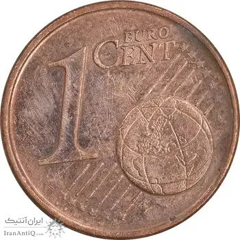 سکه 1 یورو سنت 2002F جمهوری فدرال - EF45 - آلمان