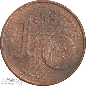 سکه 1 یورو سنت 2002F جمهوری فدرال - EF45 - آلمان