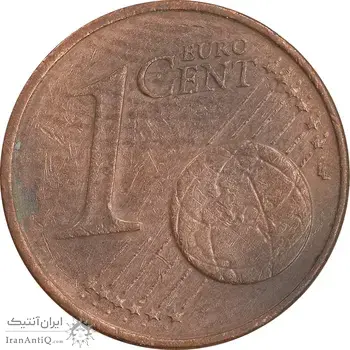 سکه 1 یورو سنت 2002F جمهوری فدرال - EF45 - آلمان