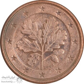 سکه 1 یورو سنت 2004A جمهوری فدرال - EF45 - آلمان