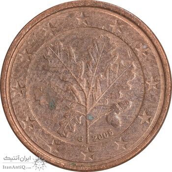 سکه 1 یورو سنت 2005G جمهوری فدرال - AU55 - آلمان