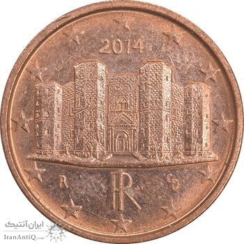 سکه 1 یورو سنت 2014 جمهوری - EF45 - ایتالیا سکه 1 یورو سنت 2014 جمهوری - EF45 - ایتالیا