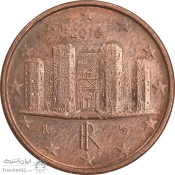 سکه 1 یورو سنت 2016 جمهوری - AU50 - ایتالیا سکه 1 یورو سنت 2016 جمهوری - AU50 - ایتالیا